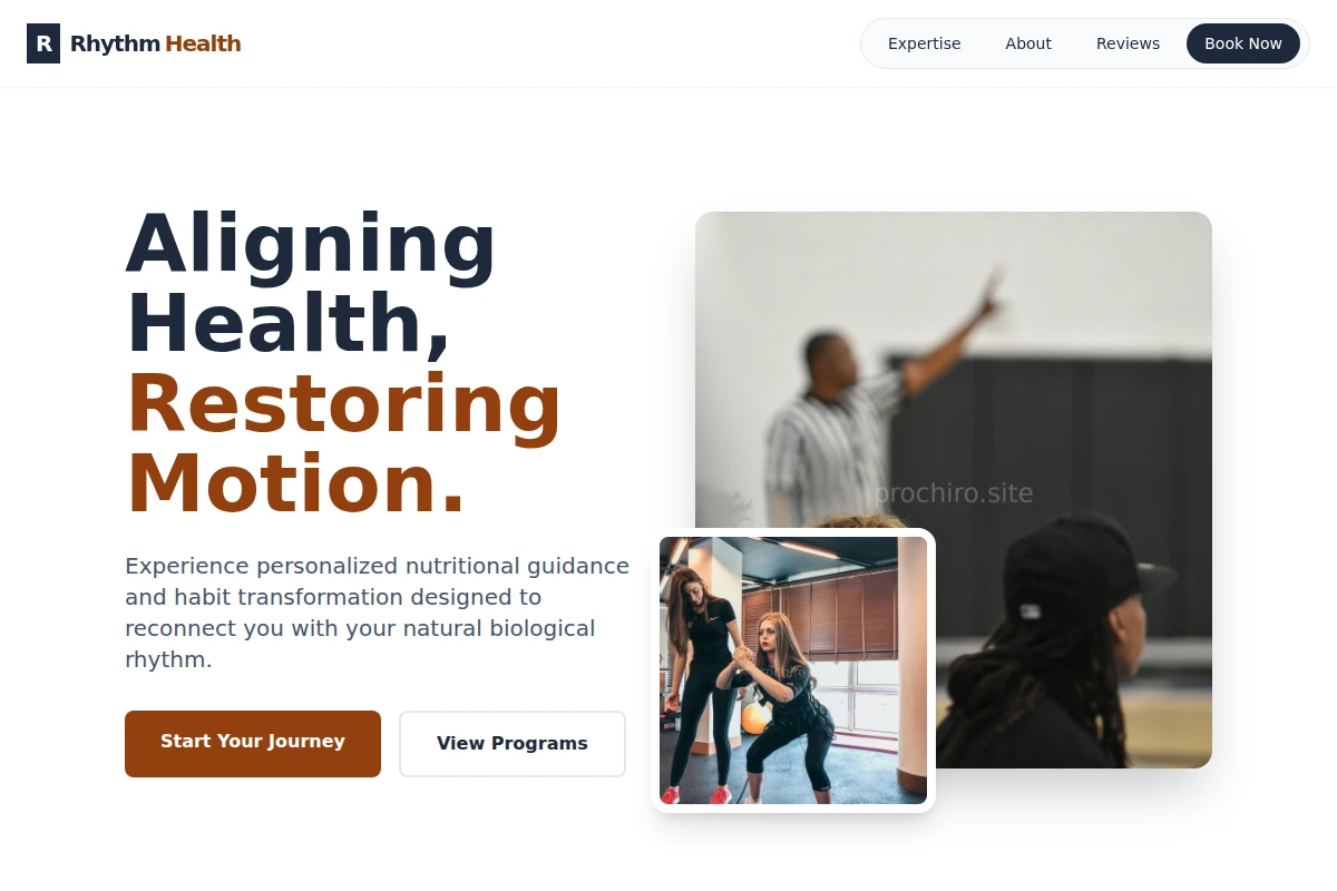 Rhythm Health Coach