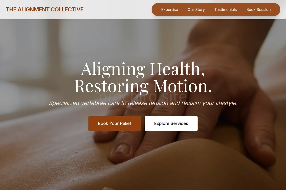 Vertebrae Massage